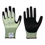 Schnittschutzhandschuhe LeiKaTech® 1647 Gr.8 grün/schwarz EN 388 PSA II-1