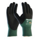 Schnittschutzhandschuhe MaxiCut®Oil™ 44-305 Gr.10 grün/schwarz EN 388 PSA II-1