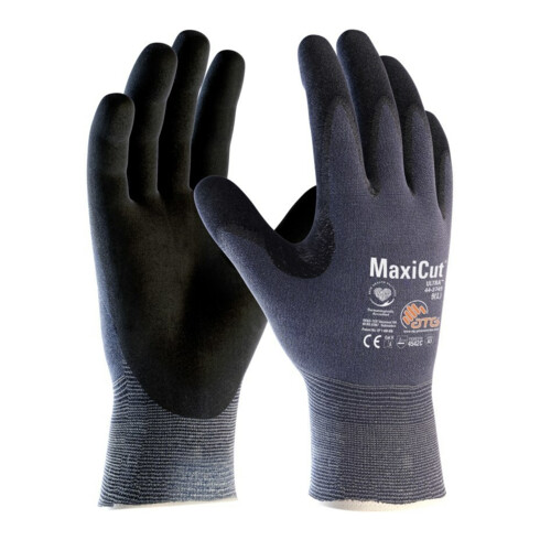 Schnittschutzhandschuhe MaxiCut® Ultra™ 44-3745 Gr.11 blau/schwarz EN 388 PSA II