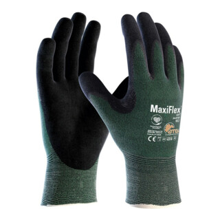 Schnittschutzhandschuhe MaxiFlex® Cut™ 34-8743 Gr.11 grün/schwarz EN 388 PSA II