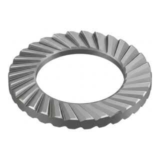 ART 88120 Schnorr Sperrzahnscheibe Form S, Edelstahl A2 200 HV, blank
