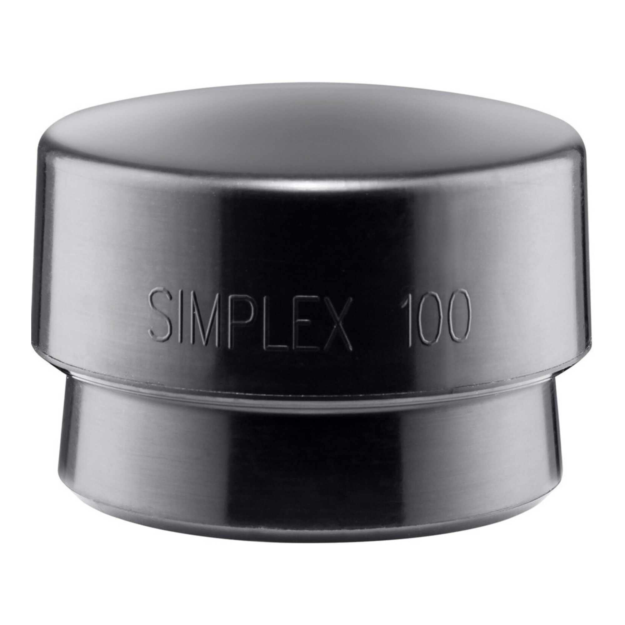 Schonhammerkopf SIMPLEX Kopf-D.100mm Gum.schwarz mittelh.HALDER