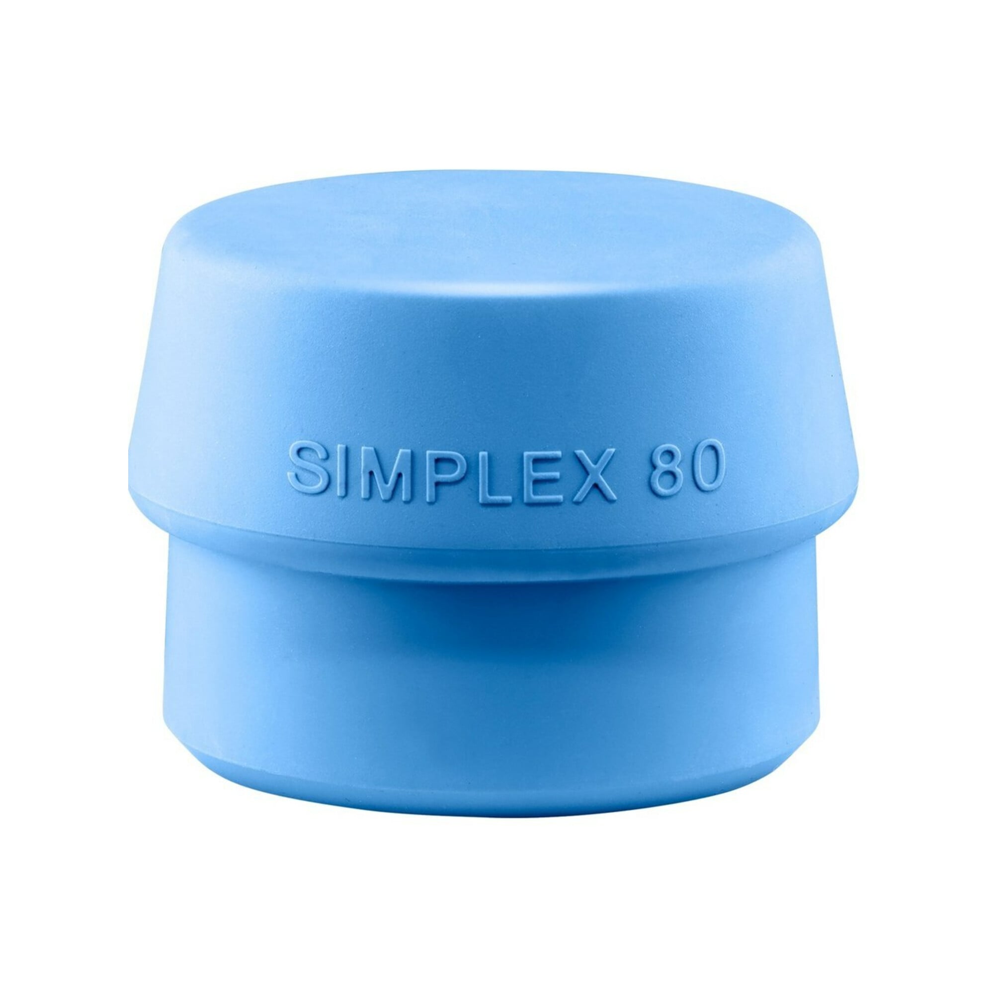 Schonhammerkopf SIMPLEX Kopf-D.80mm TPE-soft blau weich HALDER