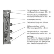 Schrankaufhänger SAH 216 STA verz.HETTICH-3