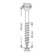 Schraube R 88091 SEKO/T-STAR TG 10x 100/60-T50 Stahl WIROX 50 Stück SPAX