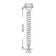 Schraube R 88196 Seko Spitze/T-STAR VG 8x220-T40 Sta galv.verz. WIROX 50St. SPAX