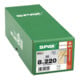Schraube R 88196 Seko Spitze/T-STAR VG 8x220-T40 Sta galv.verz. WIROX 50St. SPAX