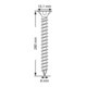 Schraube R 88196 Seko Spitze/T-STAR VG 8x280-T40 Sta galv.verz. WIROX 50St. SPAX