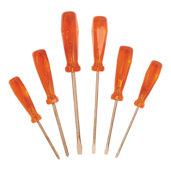 Schraubendrehersatz 6-tlg.Schlitz/PH funkenfrei ENDRES TOOLS