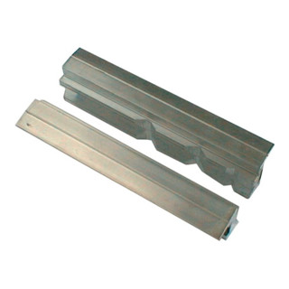 Schraubstockschutzbacken m. Prismen, 180 mm Backenbreite, Spannen von Werkstücke