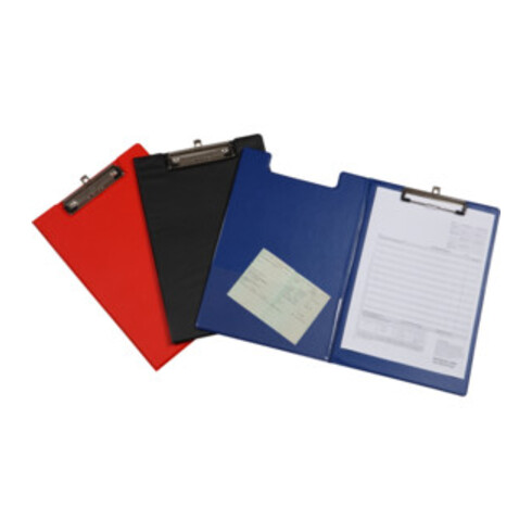 Schreibmappe Krt.m.ausziehb.Hakenöse DIN A4 schwarz VE 12 St.EICHNER