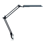 Schreibtischlampe Metall/Ku.schwarz H.max.450mm m.Tischklemme m.LED