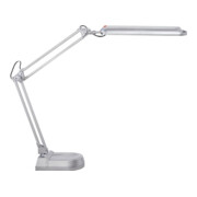 Schreibtischlampe Metall/Ku.silber H.max.450mm m.Standfuß m.LED