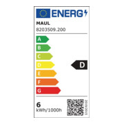 Schreibtischlampe Metall/Ku.silber H.max.450mm m.Standfuß m.LED-4
