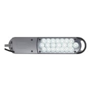 Schreibtischlampe Metall/Ku.silber H.max.450mm m.Tischklemme m.LED-4