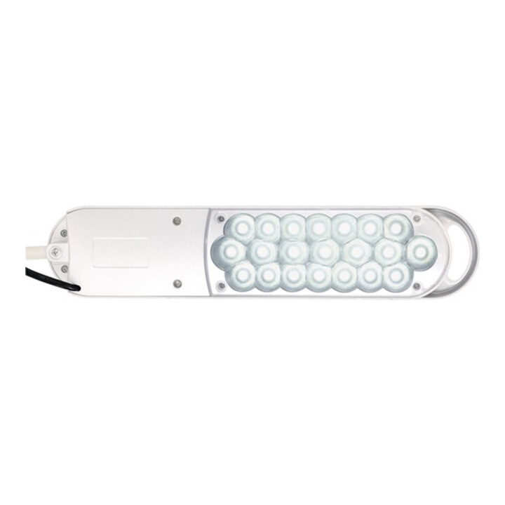 Schreibtischlampe Metall/Ku.weiß H.max.450mm m.Standfuß m.LED