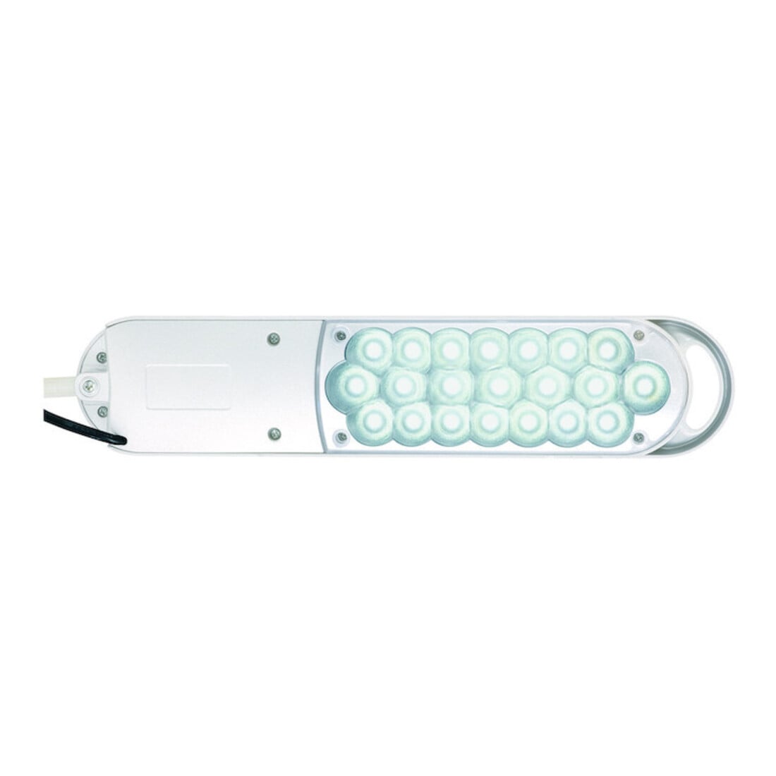 Schreibtischlampe Metall/Ku.weiß H.max.450mm m.Tischklemme m.LED