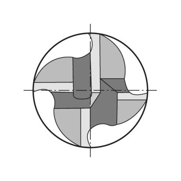 Schruppfr.6527 VHM FIRE 12,0mm Z4 NF Gühring