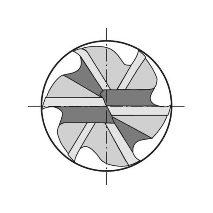 Schruppfr.6527 VHM FIRE 8,0mm Z5 NF Gühring