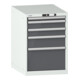 Lista Schubladenschrank 27x36E (BxTxH) 564x725x800mm KEY Lock R7035/N6502-1