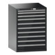 Lista Schubladenschrank 36x36E (BxTxH) 717x725x1000mm KEY Lock R7016-1