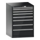 Lista Schubladenschrank 36x36E (BxTxH) 717x725x1000mm KEY Lock R7016-1