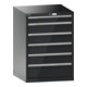 Lista Schubladenschrank 36x36E (BxTxH) 717x725x1000mm KEY Lock R7016-1