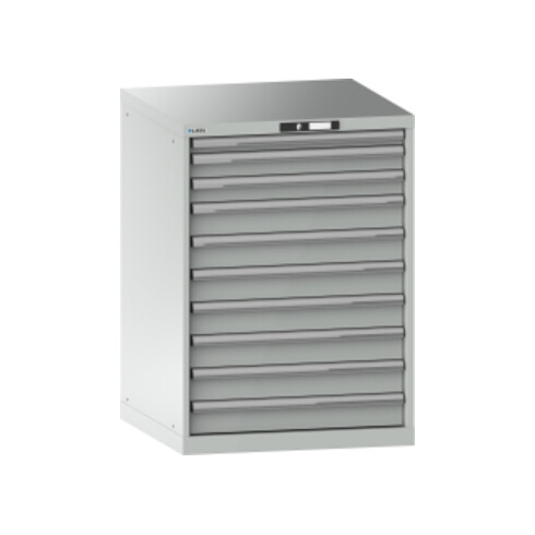 Lista Schubladenschrank 36x36E (BxTxH) 717x725x1000mm KEY Lock R7035