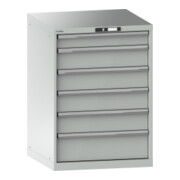 Lista Schubladenschrank 36x36E (BxTxH) 717x725x1000mm KEY Lock R7035