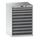 Lista Schubladenschrank 36x36E (BxTxH) 717x725x1000mm KEY Lock R7035/N6502-1