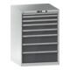 Lista Schubladenschrank 36x36E (BxTxH) 717x725x1000mm KEY Lock R7035/N6502-1