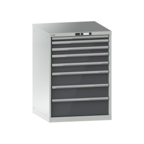 Lista Schubladenschrank 36x36E (BxTxH) 717x725x1000mm KEY Lock R7035/N6502