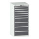 Lista Schubladenschrank 36x36E (BxTxH) 717x725x1450mm KEY Lock R7035/N6502-1