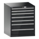 Lista Schubladenschrank 36x36E (BxTxH) 717x725x850mm KEY Lock R7016-1
