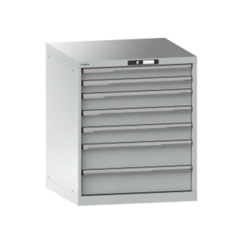 Lista Schubladenschrank 36x36E (BxTxH) 717x725x850mm KEY Lock R7035