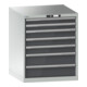 Lista Schubladenschrank 36x36E (BxTxH) 717x725x850mm KEY Lock R7035/N6502-1
