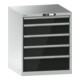 Lista Schubladenschrank 36x36E (BxTxH) 717x725x850mm KEY Lock R7035/N6502-1
