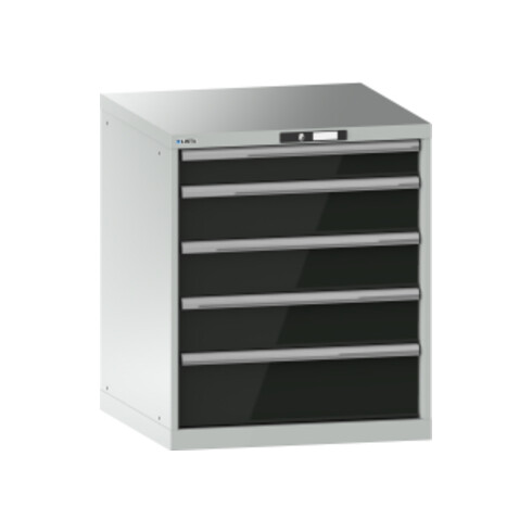 Lista Schubladenschrank 36x36E (BxTxH) 717x725x850mm KEY Lock R7035/N6502