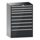 Lista Schubladenschrank 54x36E (BxTxH) 1023x725x1450mm KEY Lock R7016-1