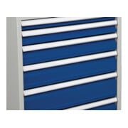 Schubladenschrank H1019xB705xT736mm lichtgrau/signalblau 6 Schubl.Vollauszug-4