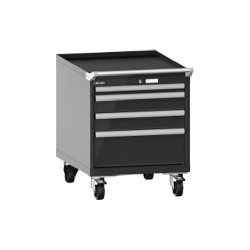 Lista Schubladenschrank mobil 27x36E (BxTxH) 564x725x723mm KEY Lock R7016