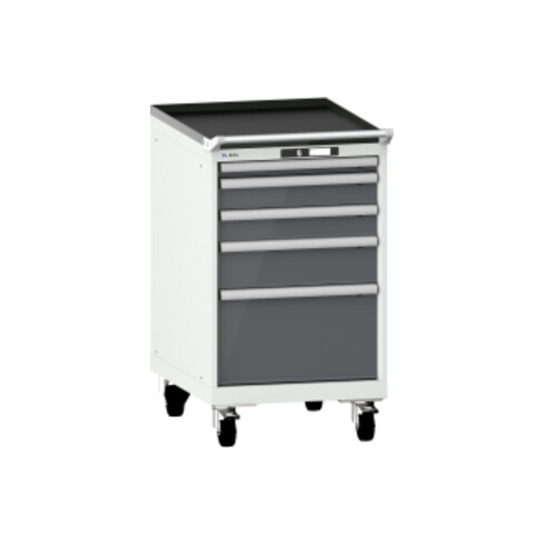 Lista Schubladenschrank mobil 27x36E (BxTxH) 564x725x990mm KEY Lock R7035/N6502