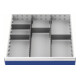 Schubladenunterteilungsmaterial Front-H.100-125mm 2 Längs-/4 Querteiler-1