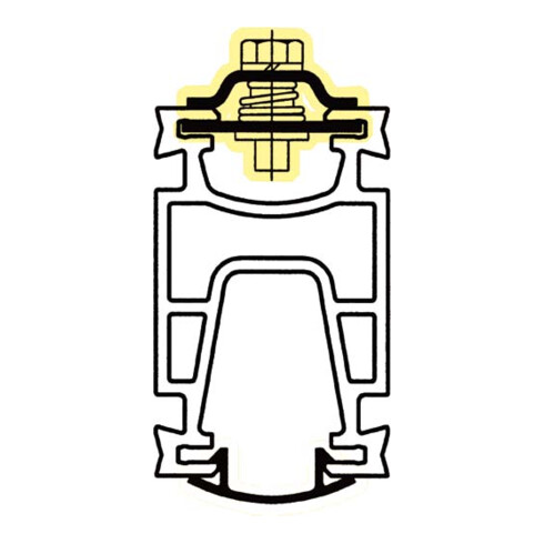 Schuch Licht Verbinderlasche zur Tragschienenver. TRS V