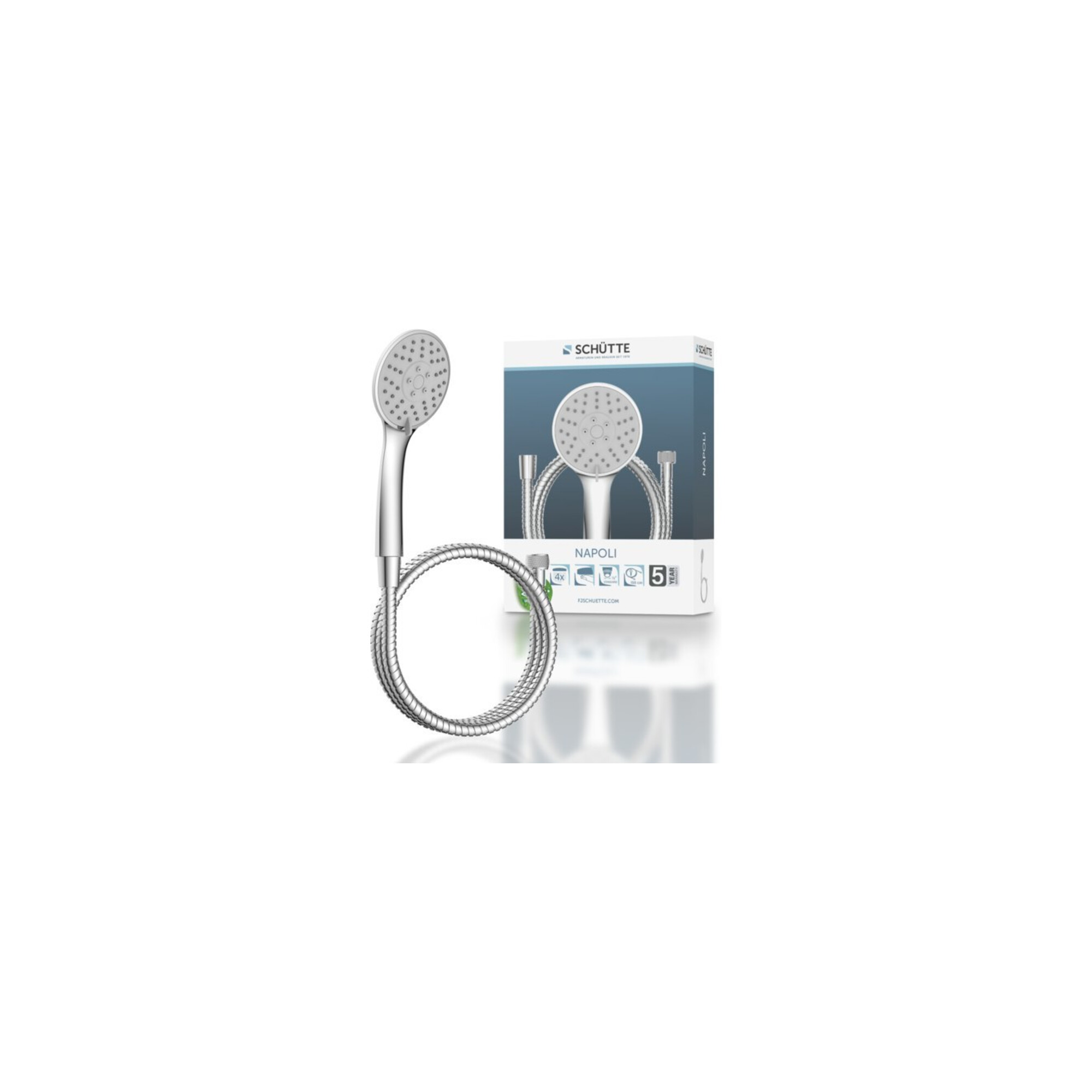 SCHÜTTE NAPOLI Handbrause-Set Chrom