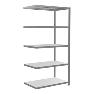 Schulte aanbouwrek rek boutloos MULTIplus330 2000 x 1000 x 600 mm 5 vakken dwarsbalk verzinkt