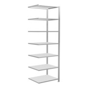 Schulte Anbauregal Schroefsysteem MULTIplus150, 7 legplanken, aan beide zijden bruikbaar, diepte 600 mm, versteviging door lengtestang-1