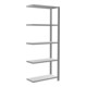 Schulte Anbauregal Bureau-opzetrek MULTIplus85 1800 x 750 x 300 mm 5 legborden verzinkte kruissteun met aanslaglat