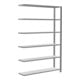 Schulte Anbauregal Bureau-opzetrek MULTIplus85 2000 x 1300 x 300 mm 6 legplanken verzinkt met aanslaglijst en kruisligger