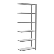 Schulte Anbauregal Bureau-opzetrek MULTIplus85 2000 x 750 x 300 mm 6 legplanken verzinkte kruisstrebe met aanslaglat-1